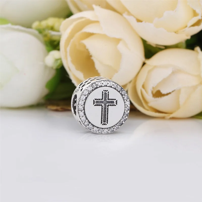 (image for) PANDORA Faith Cross Charm - ENG792016CZ_2 - View 2