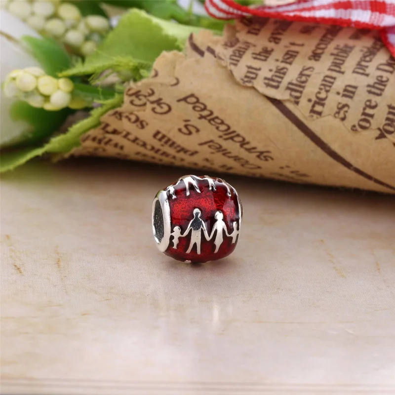 (image for) PANDORA Family Bonds Charm - 791399EN62 - View 4