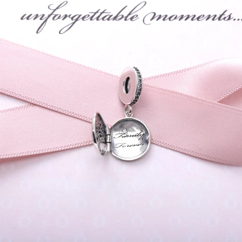 (image for) PANDORA Family Roots Pendant Charm - 791988CZ - View 3