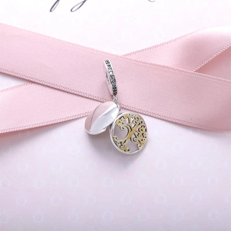 (image for) PANDORA Family Roots Pendant Charm - 791988CZ - View 4