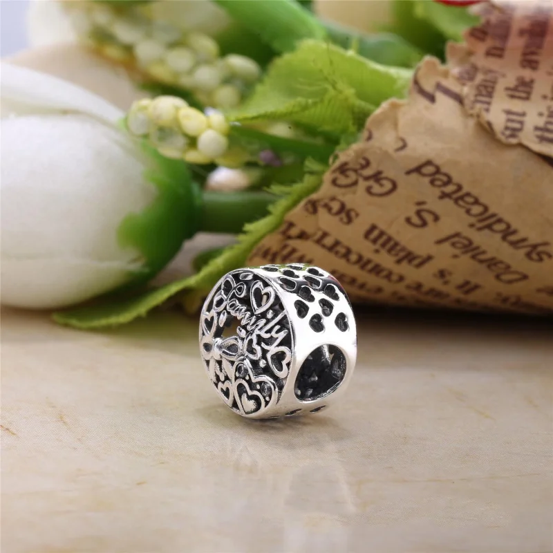 (image for) PANDORA Family Tribute Clear CZ Charm - 796267CZ - View 4