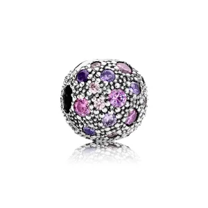 (image for) PANDORA Fancy Purple Cosmic Stars Clip - 791286CFPMX