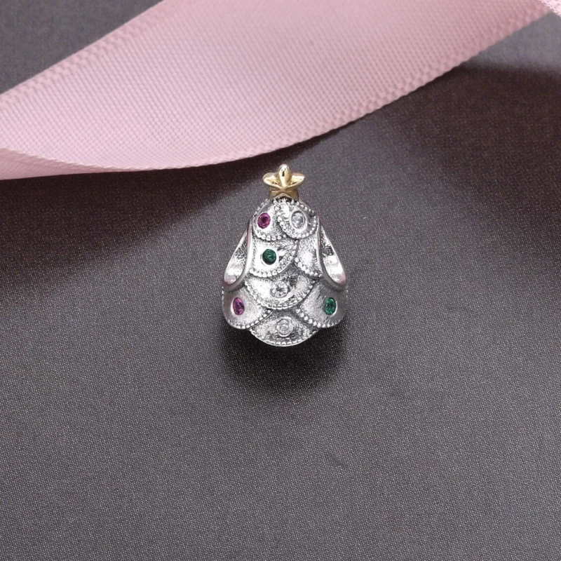 (image for) PANDORA Festive Tree Charm - 791999CZRMX - View 2