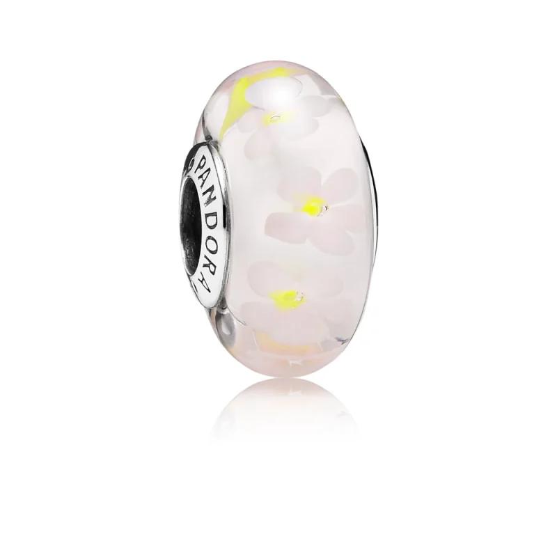 (image for) PANDORA Field of Daisies Murano Bead Charm - 791623 - Product Image