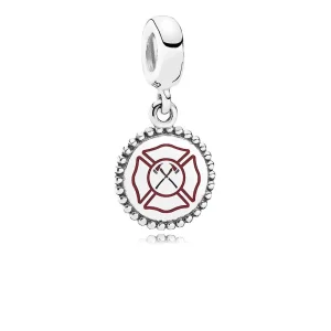 (image for) PANDORA Firefighter Dangle Charm, Mixed Enamel - ENG791169_55