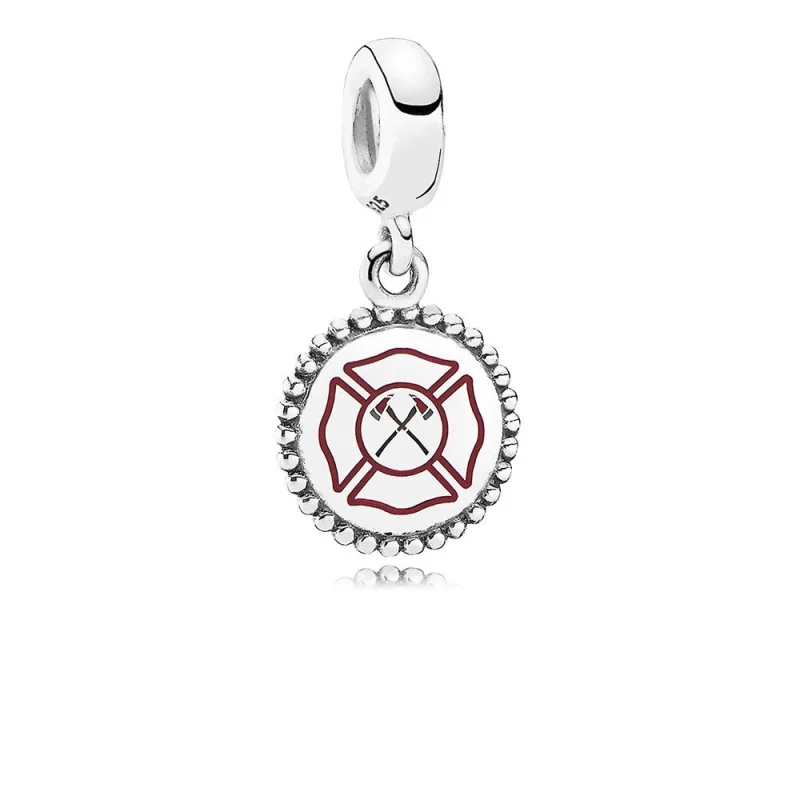 (image for) PANDORA Firefighter Dangle Charm, Mixed Enamel - ENG791169_55 - Product Image