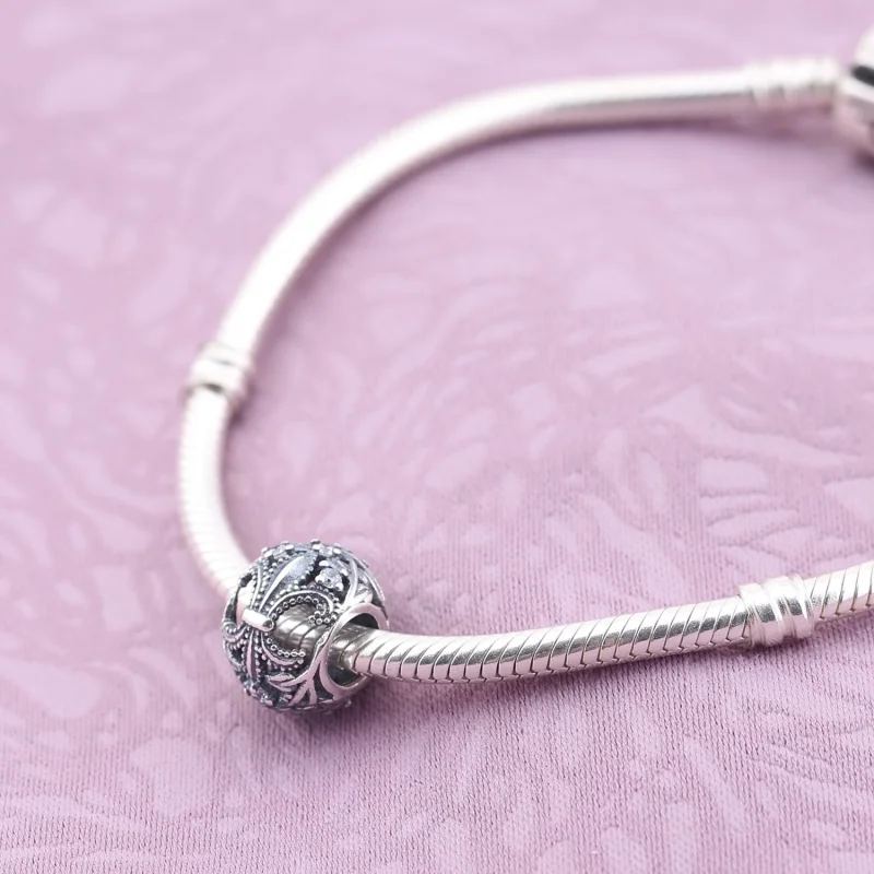 (image for) PANDORA Fleur De Lis Openwork Charm - 791378CZ - View 2