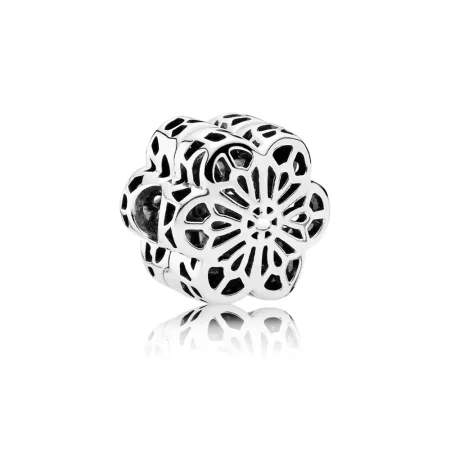 PANDORA Floral Daisy Lace Clip Spacer - 791836