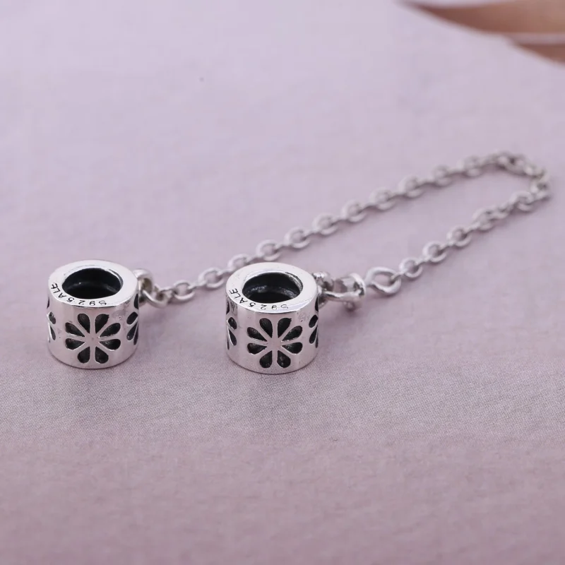 (image for) PANDORA Floral Safety Chain - 790385 - View 2