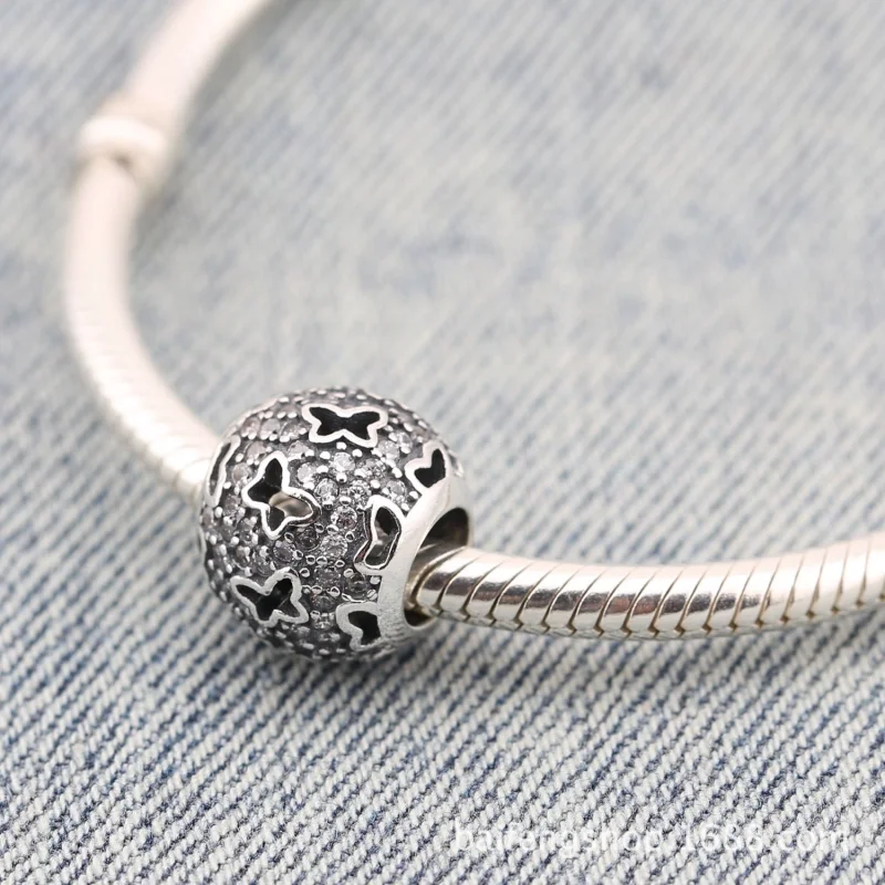 (image for) PANDORA Fluttering Butterflies Charm - 791482CZ - View 2