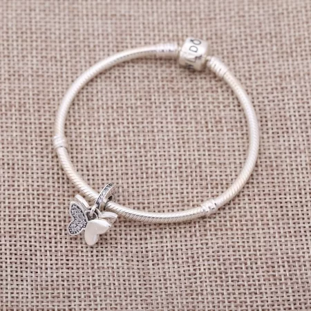 PANDORA Fluttering Butterflies Pendant Charm - 791844CZ