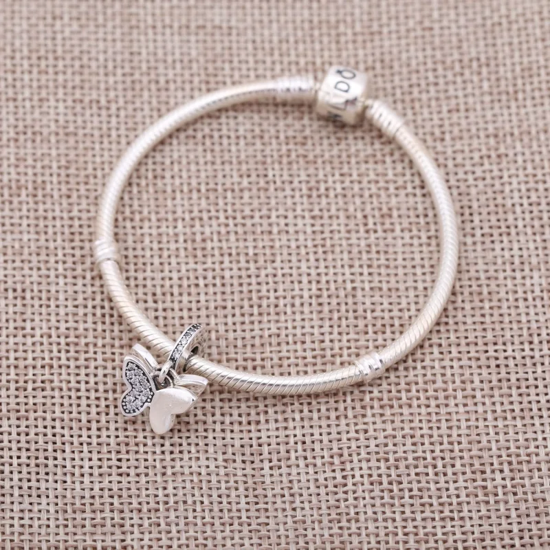 (image for) PANDORA Fluttering Butterflies Pendant Charm - 791844CZ - View 2