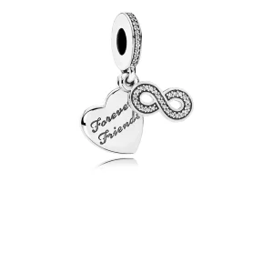 (image for) PANDORA Forever Friends Dangle Charm, Clear CZ - 791948CZ