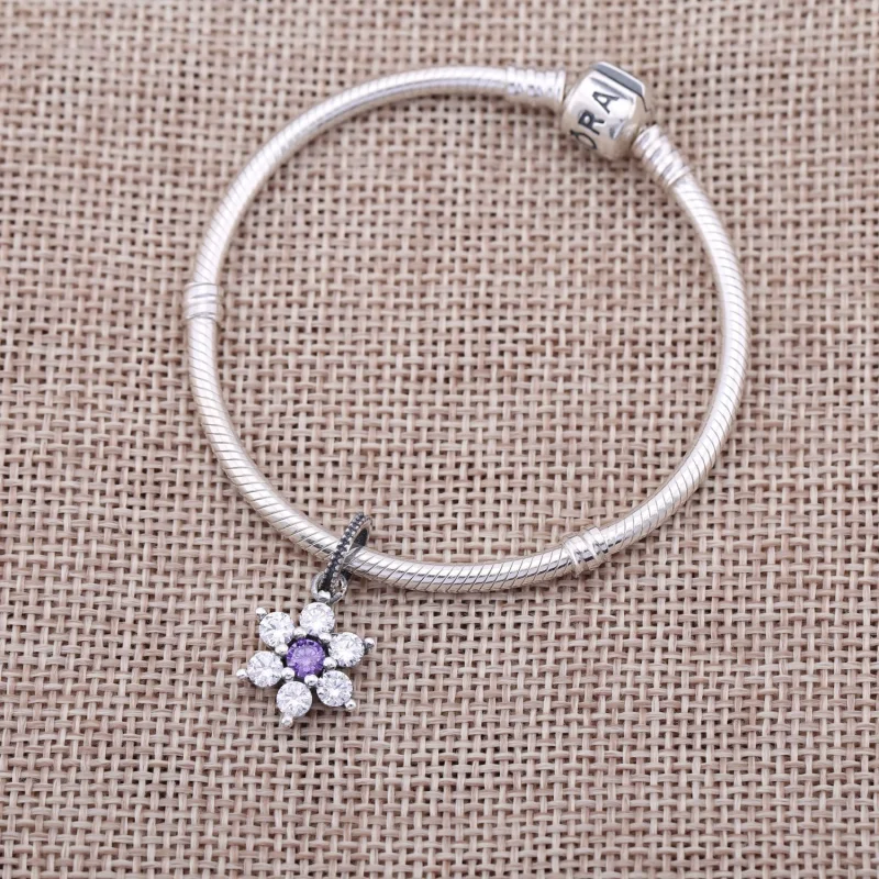 (image for) PANDORA Forget Me Not Pendant Charm - 791833ACZ - View 2