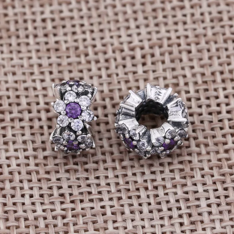 (image for) PANDORA Forget Me Not Spacer - 791834ACZ - View 2