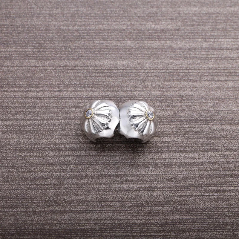 (image for) PANDORA Friendship Flower Clip, Clear Cz Charm - 790988CZ - View 3