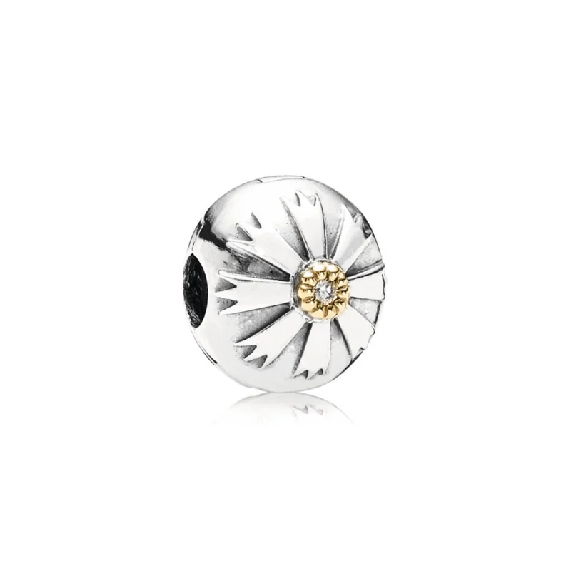 (image for) PANDORA Friendship Flower Clip, Clear Cz Charm - 790988CZ - Product Image