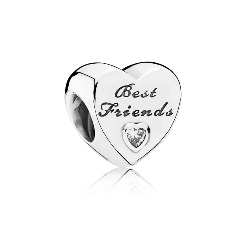 (image for) PANDORA Friendship Heart Charm - 791727CZ - Product Image