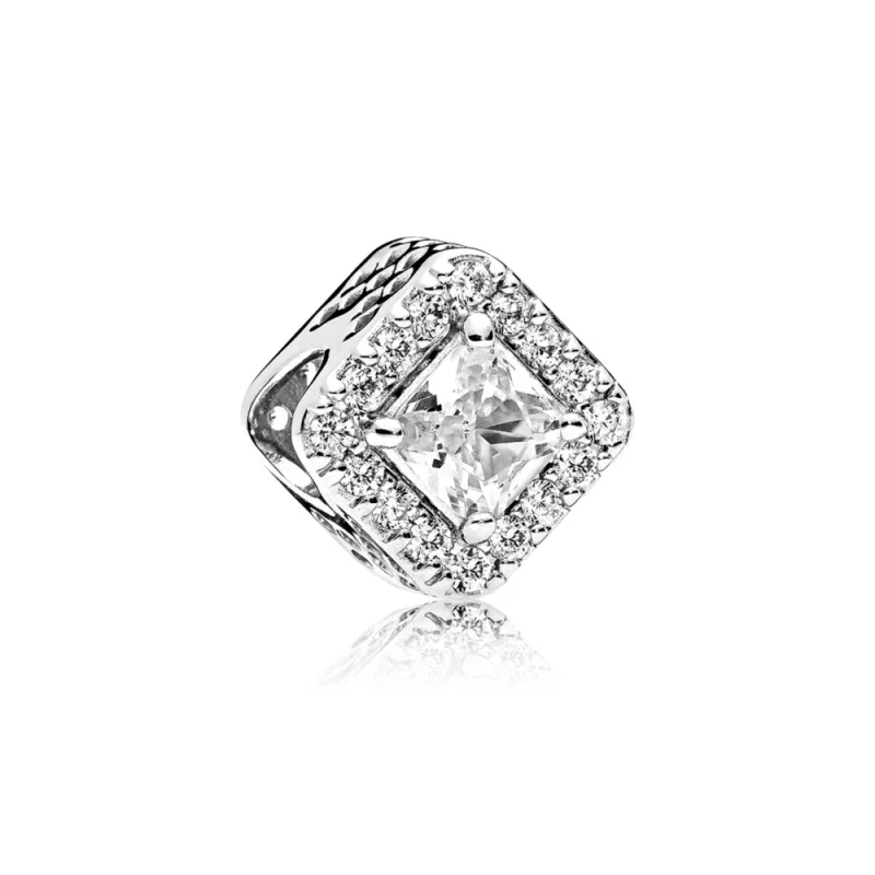 (image for) PANDORA Geometric Radiance Clear CZ Charm - 796206cz - Product Image