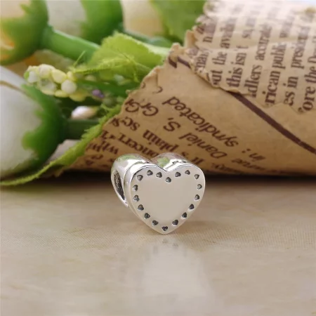 PANDORA Gift From The Heart Charm, Clear CZ - 791247CZ