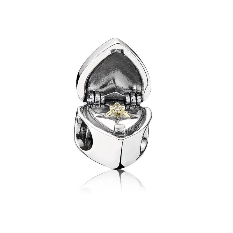 (image for) PANDORA Gift From The Heart Charm, Clear CZ - 791247CZ - Product Image