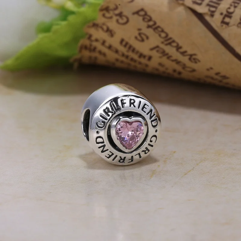 (image for) PANDORA Girlfriend, Clear CZ Charm - 792145CZ - View 4