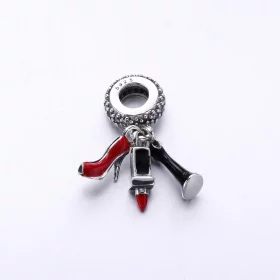 PANDORA Glamour Trio, Mixed Enamel Clear CZ Dangle Charm - 792156ENMX PANDORA Glamour Trio, Mixed Enamel Clear CZ Dangle Charm - 792156ENMX