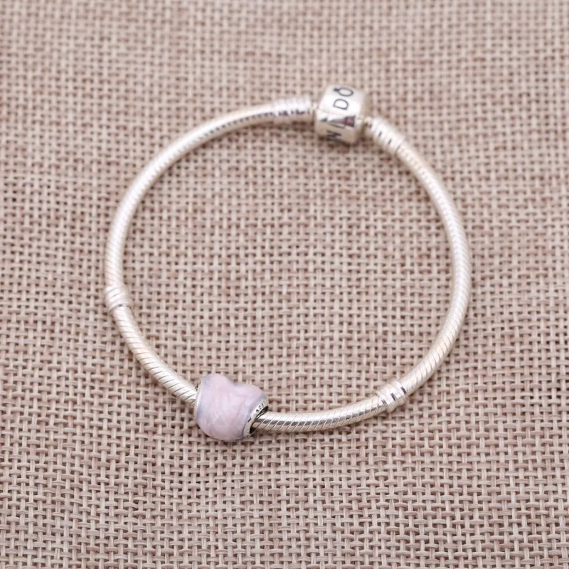 (image for) PANDORA Glittering Heart Charm - 791886EN113 - View 2