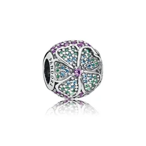 (image for) PANDORA Glorious Bloom Charm, Multi-Colored CZ - 797067NRPMX