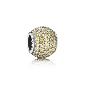 (image for) PANDORA Golden Pavé Ball Charm - 791051FCZ