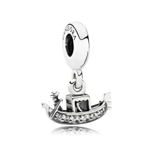 (image for) PANDORA Gondola, Clear Cz Pendant Charm - 791143CZ