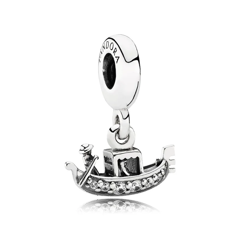 (image for) PANDORA Gondola, Clear Cz Pendant Charm - 791143CZ - Product Image