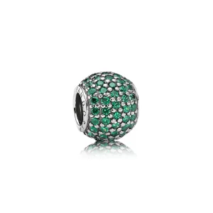 (image for) PANDORA Green Pavé Ball Charm - 791051CZN
