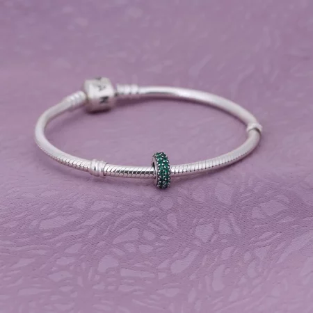 PANDORA Green Pavé Inspiration Charm Spacer - 791359CZN