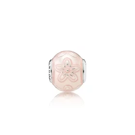 PANDORA HAPPINESS Charm, Transparent Cream Pink Enamel - 796087EN141