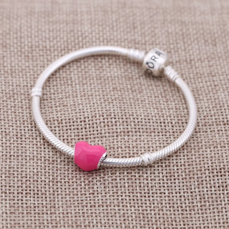 (image for) PANDORA Heart Beat Charm - 791814EN62 - View 2