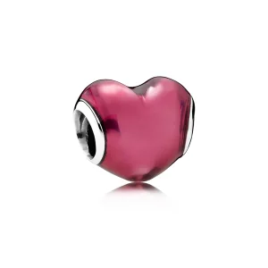 (image for) PANDORA Heart Beat Charm - 791814EN62