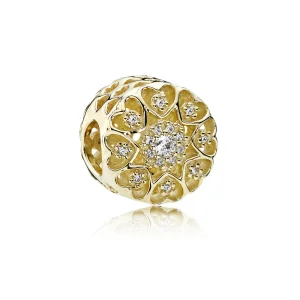 PANDORA Hearts of Gold Charm - 750841CZ (image for) PANDORA Hearts of Gold Charm - 750841CZ