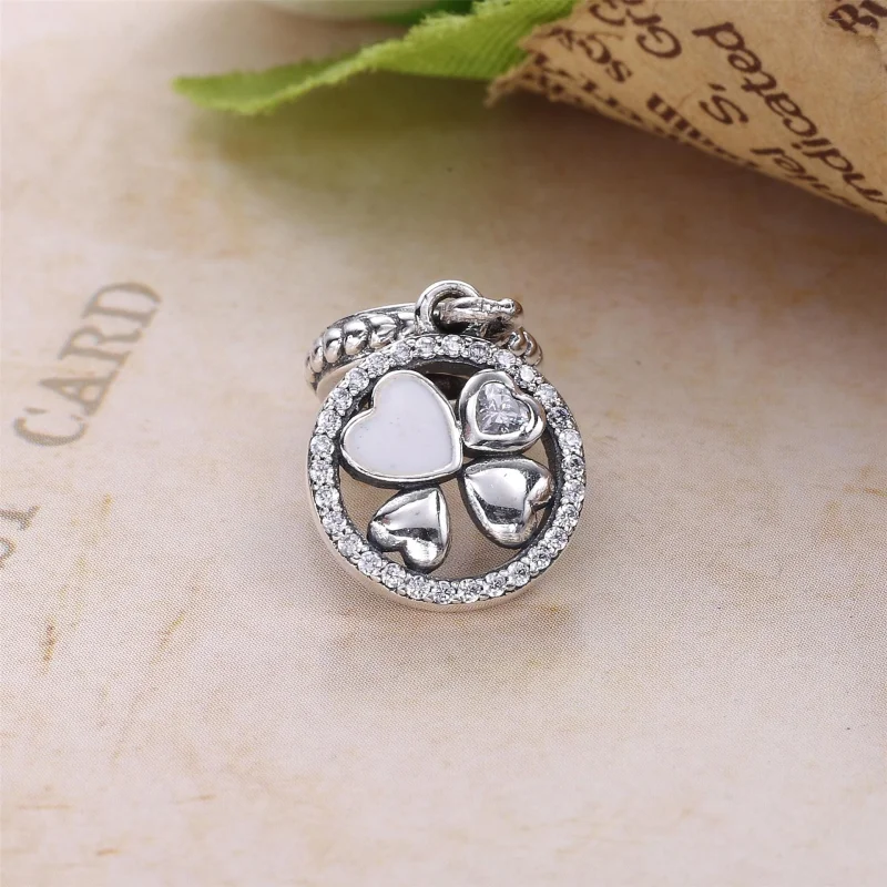 (image for) PANDORA Hearts of Love Pendant Charm - 792104CZ - View 2