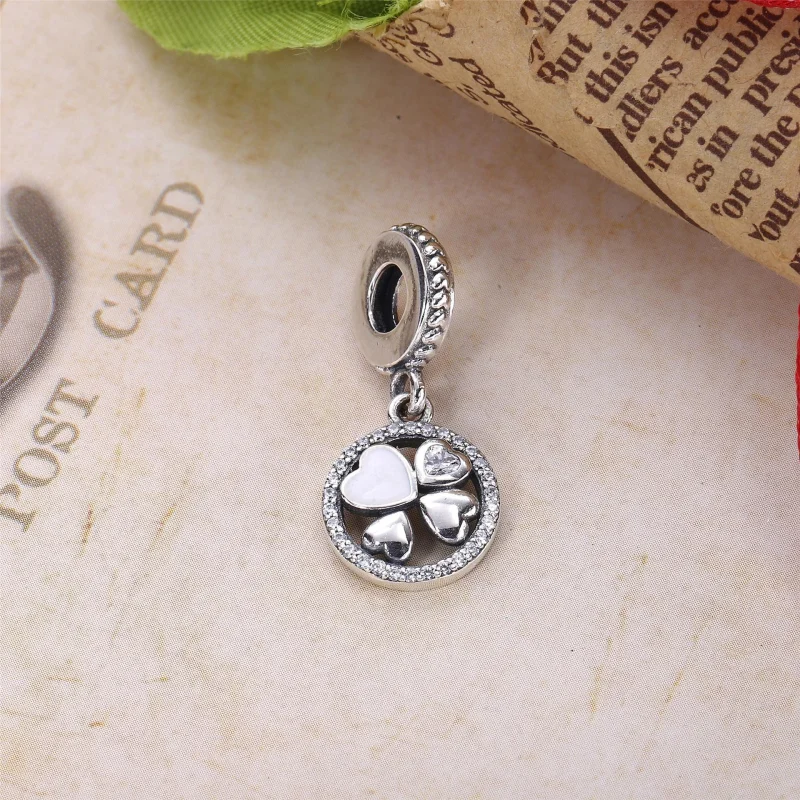 (image for) PANDORA Hearts of Love Pendant Charm - 792104CZ - View 3
