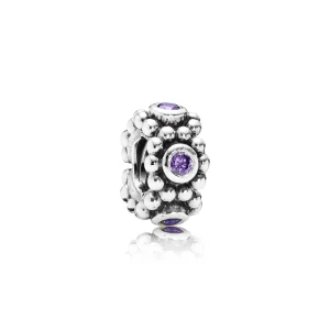 (image for) PANDORA Her Majesty, Purple Cz Spacer - 791122ACZ
