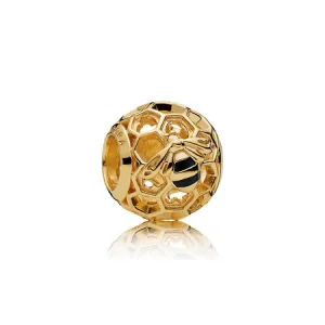 PANDORA Honeybee Charm, PANDORA Shine™ - 767023EN16 (image for) PANDORA Honeybee Charm, PANDORA Shine™ - 767023EN16