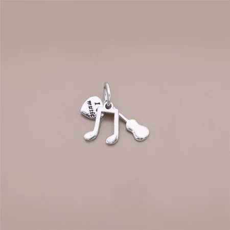 PANDORA I Love Music Red Enamel Dangle Charm - 791504EN09