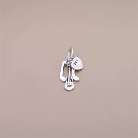 PANDORA I Love Music Red Enamel Dangle Charm - 791504EN09