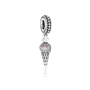 (image for) PANDORA Ice Cream Pendant Charm - 791710CZR