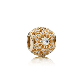 PANDORA Inner Radiance Charm, Clear CZ 14K Gold - 750838CZ PANDORA Inner Radiance Charm, Clear CZ 14K Gold - 750838CZ