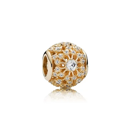 PANDORA Inner Radiance Charm, Clear CZ 14K Gold - 750838CZ
