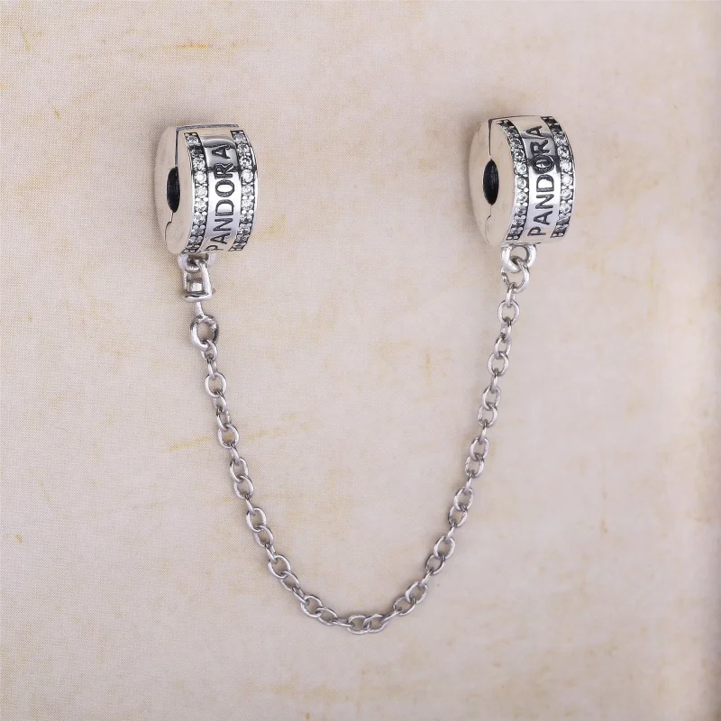 (image for) Pandora Insignia / Logo Safety Chain - 792057CZ - View 2