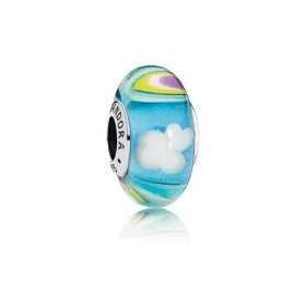 PANDORA Iridescent Rainbow Charm, Murano Glass - 797013 PANDORA Iridescent Rainbow Charm, Murano Glass - 797013