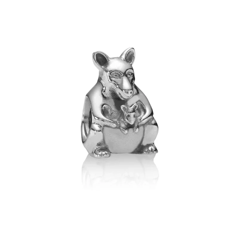 (image for) PANDORA Kangaroo With Baby Charm - 790534 - Product Image